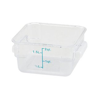 FOOD CONTAINER SQ. CLR 2QT TBD