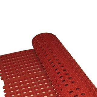 ANTI FATIGUE MATTING 3X3' RED