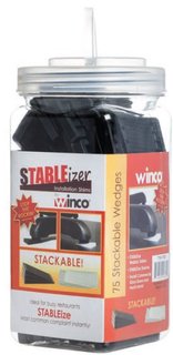 TABLE WEDGES BLACK