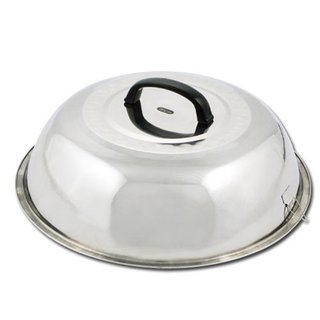 WOK COVER 13-3/4" S/S