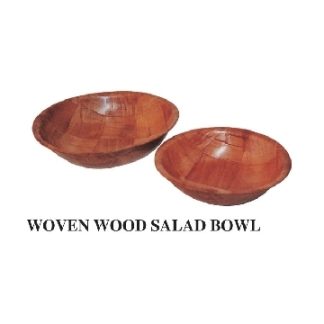 SALAD BOWL WOOD 6"