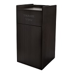 WASTE RECEPTACLE OAK TBD