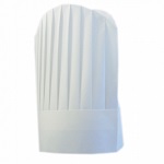 CHEF HAT ROUND TOP 26cm TBD - PACK OF 10 EACH