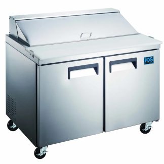 PREPARATION COOLER 47", 2 DOOR SS - 115V (5.7CFT)