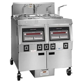 OPEN FRYER, 2-WELL LP GAS