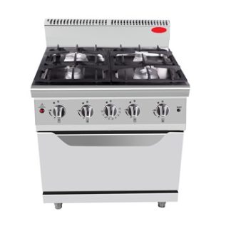 GAS RANGE 32"- 4 BURNER W/OVEN STATIC (80CM)