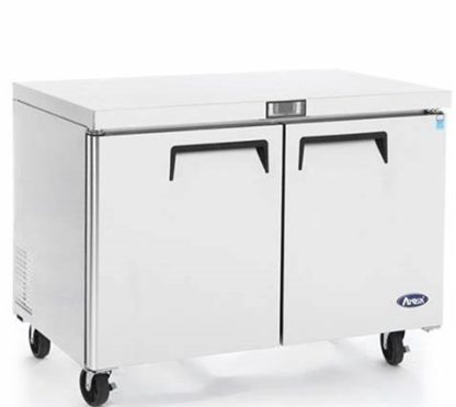 UNDERCOUNTER COOLER 48", 2 DOOR SS - 115V (13.4CFT)