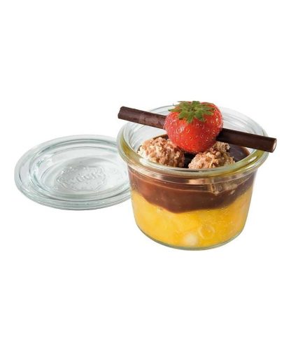 WECK-GLASS 80ML W/COVER - SET of  12