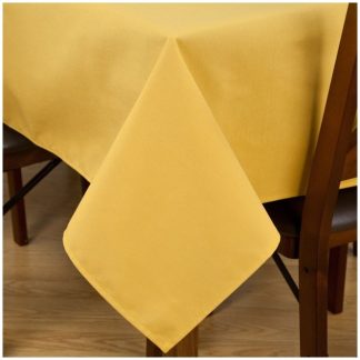 TABLE CLOTH 52X52 GOLD - EACH