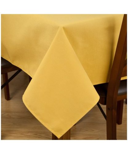 TABLE CLOTH 52X52 GOLD - EACH