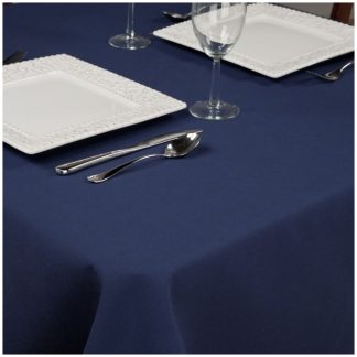 TABLE CLOTH 52X52 NAVY - EACH
