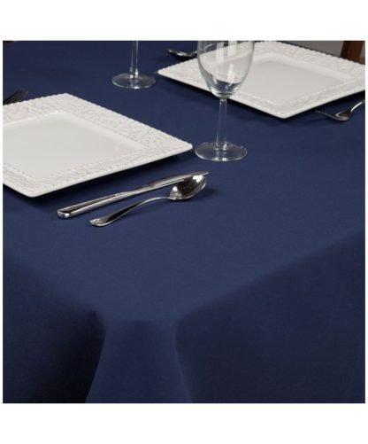 TABLE CLOTH 52X52 NAVY - EACH