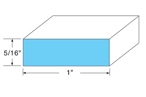 SPONGE RUBBER GASKET - ROLL of  15