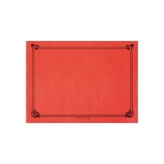 SNACK TABLE MATS RED - PACK OF 500 EACH