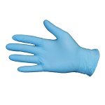 NITRILE GLOVES MEDIUM BLUE - CASE OF 10 BOX