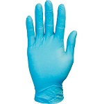 VINYL GLOVES SMALL BLUE - CASE OF 10 BOX