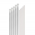 STRAWS PAPER JUMBO 7.75" WRAPPED WHITE - CASE OF 6 PACK