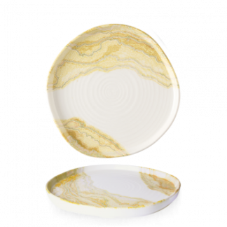 TIDE GOLD ORGANIC WALLED PLATE 10 1/2"
