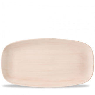 STONECAST CANVAS CORAL CHEFS OBLONG PLATE 13 7/8X7 3/8"