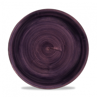 STONECAST PATINA DEEP PURPLE EVOLVE COUPE PLATE 10.25"
