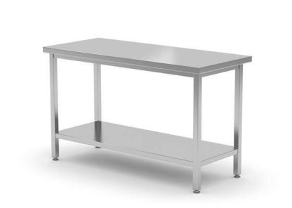 WORK TABLE W/UNDERSHELF, 1200x700x(H)850