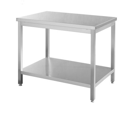 WORK TABLE W/UNDERSHELF, 1600x700x(H)850