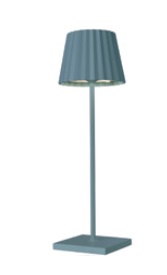 TROLL NANO BLUE TABLE LAMP HEIGHT 8.3" - EACH