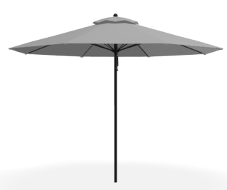 UMBRELLA OCTAGON 11FT, TITANIUM, MONTEREY