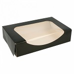 SUSHI WINDOW BOX LARGE BLK - CASE OF 8 PACK