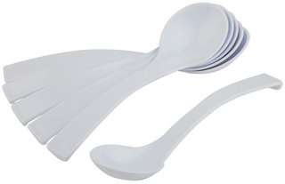 DELICATESSEN SPOON SET WHITE