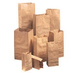 BAGS GROCERY 16 LBS. BROWN - PACK OF 500 EACH