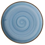 PLATE COUPE 6.5" BLUE