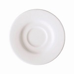 SAUCER FOR TEA CUP 6.25" WHITE