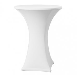 COCKTAILTABLE COVER SAMBA WHITE - EACH
