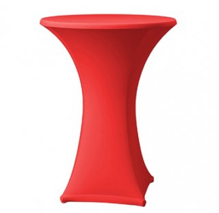 COCKTAILTABLE COVER SAMBA RED - EACH
