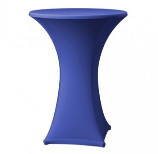 COCKTAILTABLE COVER SAMBA BLUE - EACH