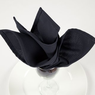 NAPKIN 20X20" BLACK - DOZEN