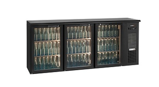 BACK BAR COOLER 78", 3 DOOR GLASS - 220-240V (19CFT)