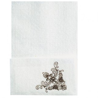 MINI NAPKIN 1 PLY WHT 17X17CM - CASE OF 48 PACK