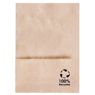 MINI NAPKIN 1 PLY BROWN 17X17CM - CASE OF 48 PACK