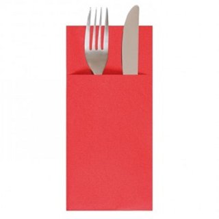 NAPKIN KANGAROO RED 33X40CM - CASE OF 14 PACK
