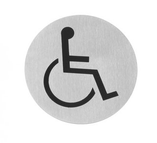 DOOR SIGN 'WHEELCHAIR' S/S