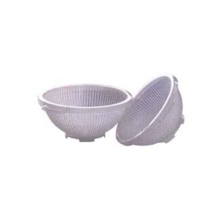 COLANDER WHITE PLASTIC