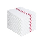 NAPKIN BISTRO 18X22" RED - PACK OF 25 EACH