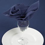 NAPKIN 20X20" NAVY - PACK OF 25 EACH
