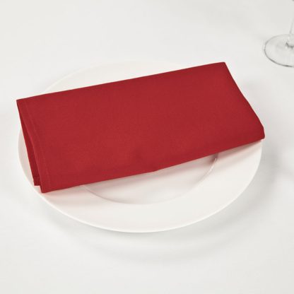 NAPKIN 20X20" RED - PACK OF 25 EACH