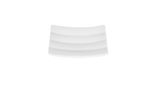 PLATE/PLATTER SQUARE 21X21CM CONTOUR - EACH