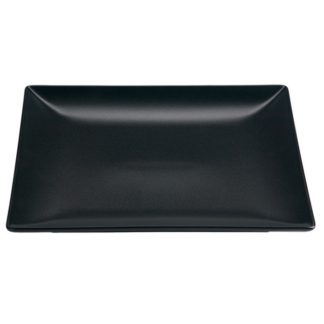 KURO BLACK SQUARE PLATE 26CM