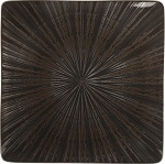 SQUARE PLATE 26CM GRAVITY