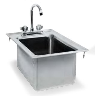DROP-IN SINK BOWL, 1COMP (19"x13"x10")